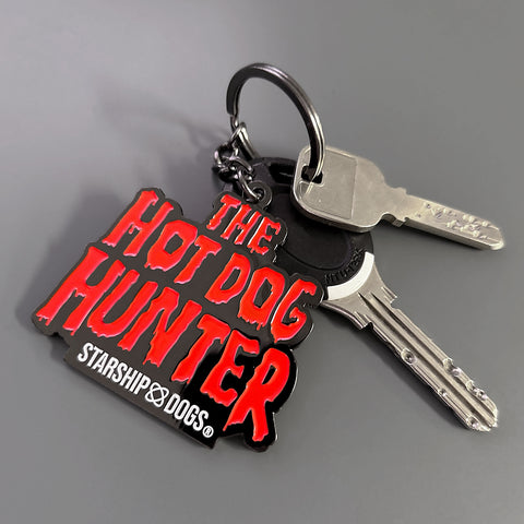 THE HOTDOG HUNTER - Metal keychain