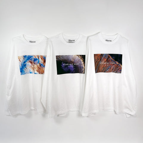 MARS / Gullied Crater -  Long sleeve t-shirt